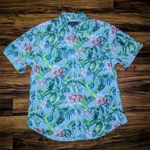 Ralph Lauren Hawaiian Floral Oxford Camp Shirt